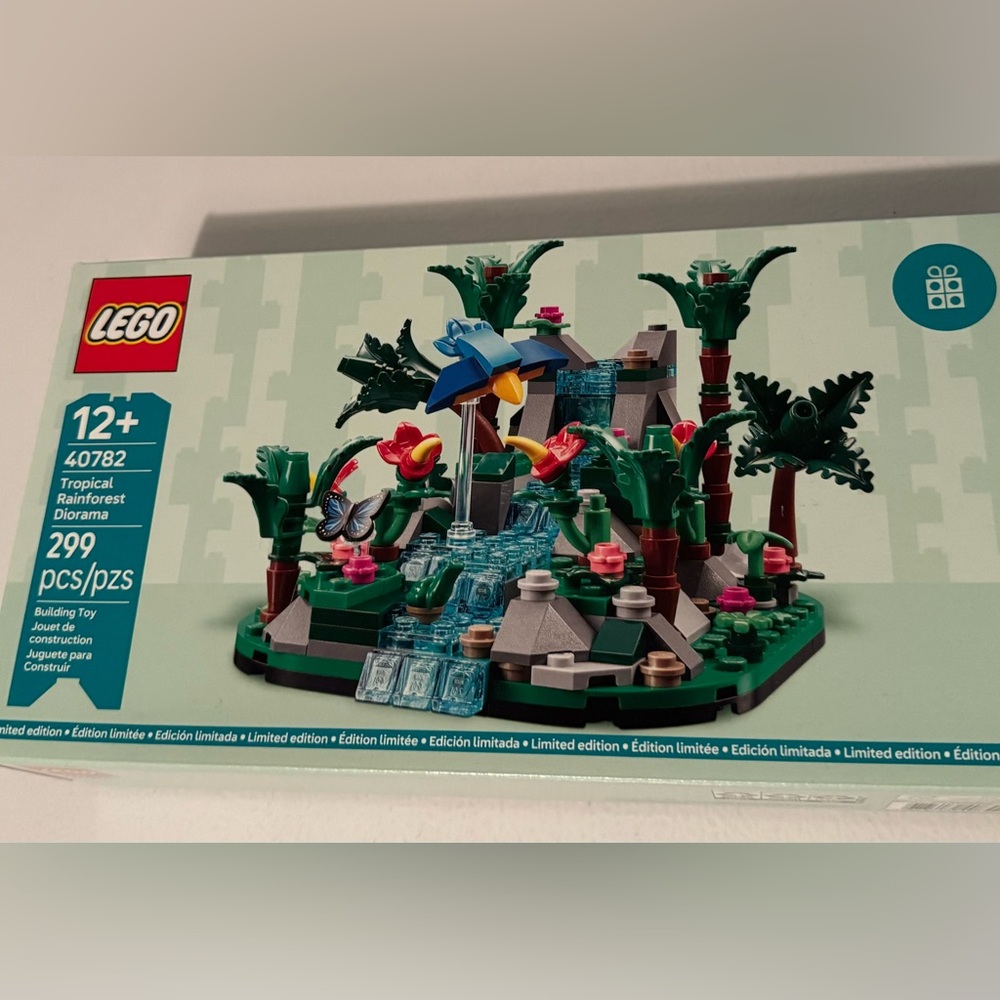 Limited Edition Tropical Rainforest Diorama LEGO Set, NIB